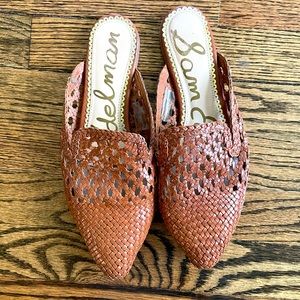 Sam Edelman leather mules. Size 8